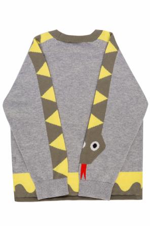 Snake motif sweater, zdjęcie 2 Snake motif sweater od Stella McCartney Kids